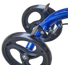 Keep Me Moving Steerable Folding Knee Scooter Blue Jay - Precision Lab Works