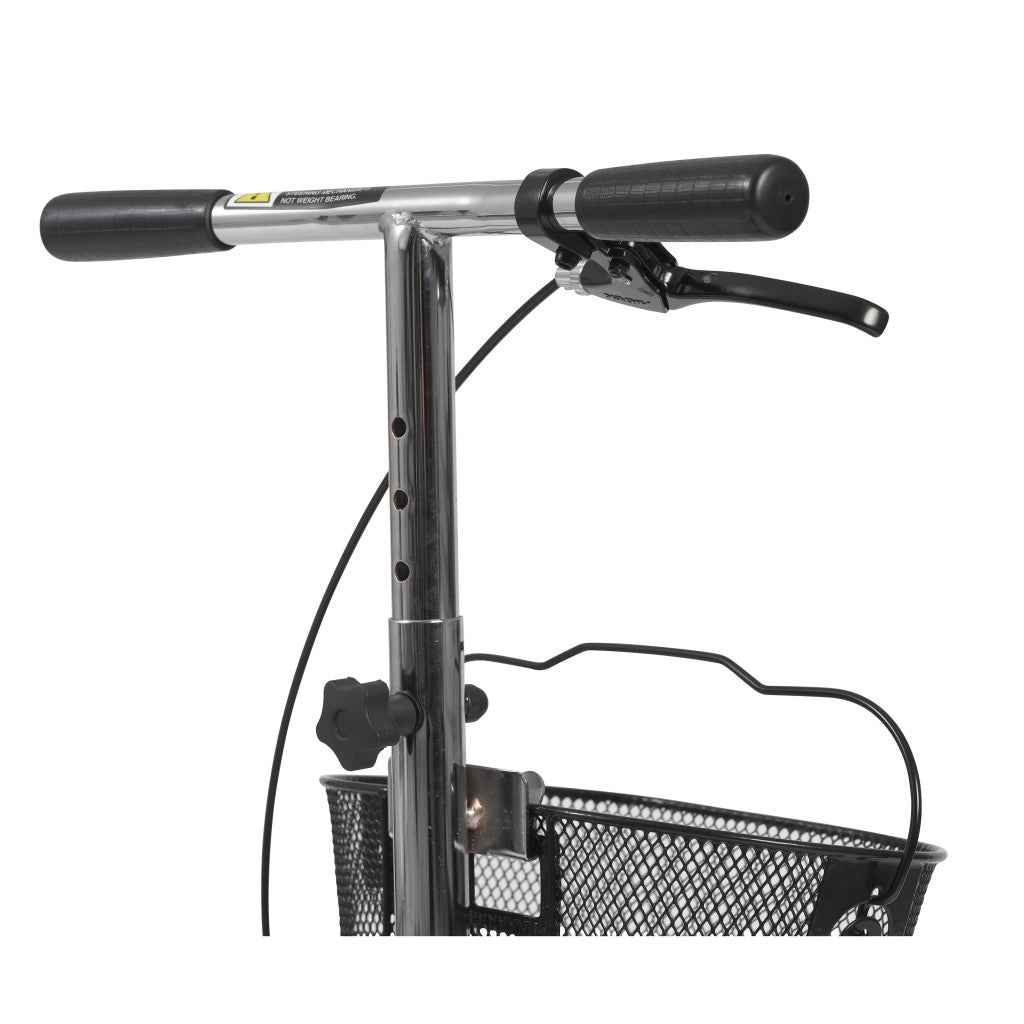 796 Steerable Knee Walker Adjustable Height w/ Basket 350 lb Indoor/Outdoor