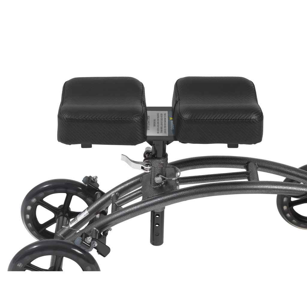 796 Steerable Knee Walker Adjustable Height w/ Basket 350 lb Indoor/Outdoor