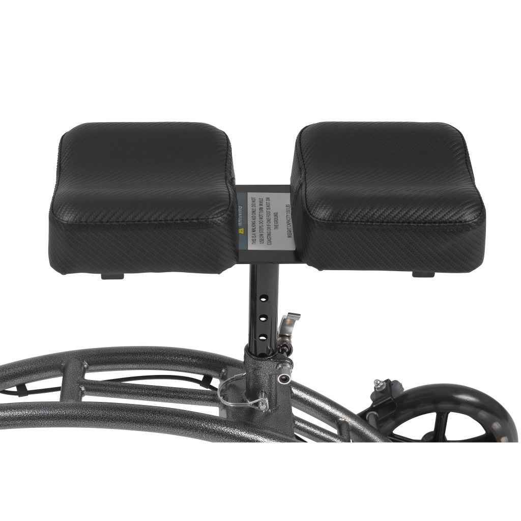 796 Steerable Knee Walker Adjustable Height w/ Basket 350 lb Indoor/Outdoor