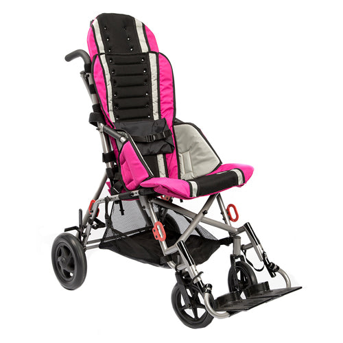 Trotter Mobility Chair 16" or 18" Punch Buggy Pink, Blue, Red, Foldable, Lightweight, Adjustable - Precision Lab Works