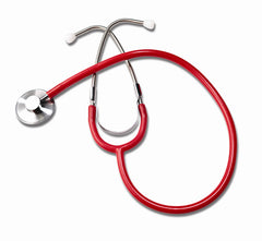 Dukal Single Head Nurses Stethoscope 22" Durable Non-Chill Ring 5 Colors - Precision Lab Works