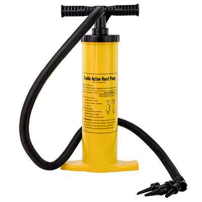 Manual Piston Pump Inflator/Deflator Double Piston w/ 55 Air Holes for Airflow