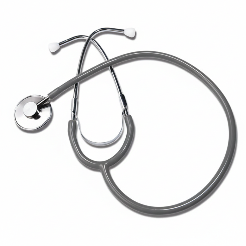 Dukal Single Head Nurses Stethoscope 22" Durable Non-Chill Ring 5 Colors - Precision Lab Works