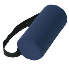 Lumbar Roll Full-Firm Navy With Strap 5" Dia. X 11"