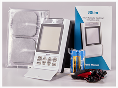 Ustim Dual Channel EMS Muscle Stimulator 12 Modes 21 Programs 5-Year Warranty