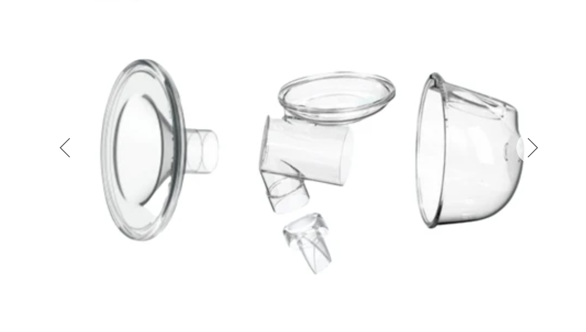 Zomee Z2 Replacement Hands-Free Collection Cups, Set of 2 