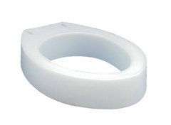 Carex Raised Toilet Seat, Elongated, 3.5 Inch Lift, 300 lb 