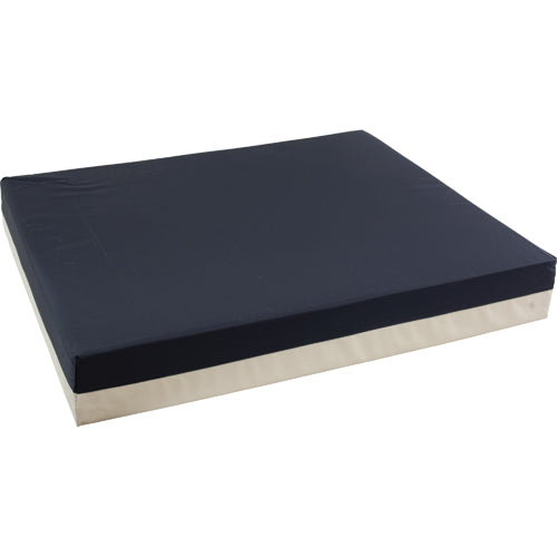 Roscoe Foam Wheelchair Cushion w/Nylon Cover Navy/Gray - Precision Lab Works