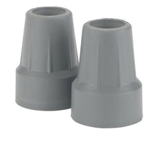 Crutch Tip  7/8  Grey  Pair Retail  (Blister Pack) - Precision Lab Works