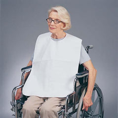 Adult Barrier Bib 18"x30" Waterproof Clothing Protector With or Without Pockets - Precision Lab Works