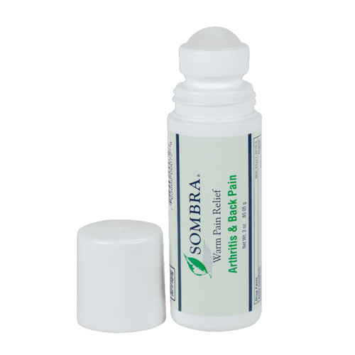 Sombra Warm Pain Relief Roll-On 3oz Arthritis Back Muscle Joint Aches USA Made - Precision Lab Works