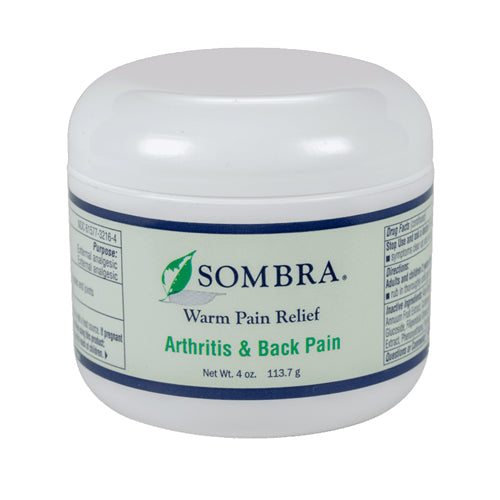 Sombra Warm Pain Relief Arthritis & Back Pain 4 oz Jar - Precision Lab Works
