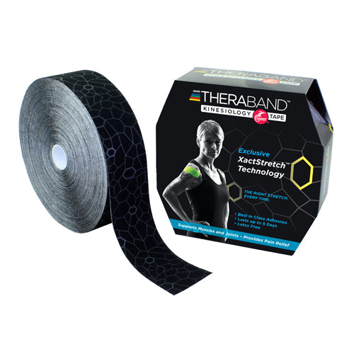TheraBand Kinesiology Tape, Bulk Roll, 2 Inch x 103.3 Foot, 3 Colors