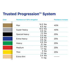 Heavy Theraband Set Blue, Black - Precision Lab Works