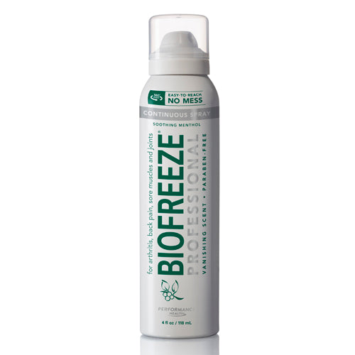 Biofreeze Cryotherapy 4 Oz. 360 Degree Spray Prof Version - Precision Lab Works 