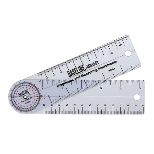 Plastic Angle Rule Goniometer 6   360 Degrees - Precision Lab Works 