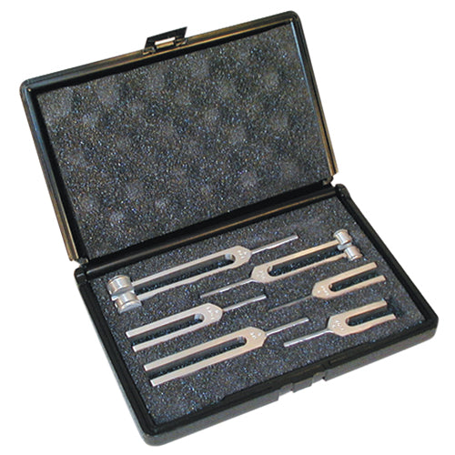 Tuning Fork Clinical Grade Set 128-4096 Cps(6 pc+Case) - Precision Lab Works 