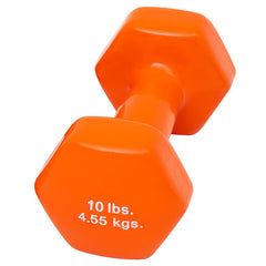 Dumbell Weight Color Vinyl Coated 10 Lb - Precision Lab Works