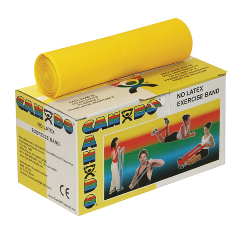 Cando Band Non-Latex Yellow- X-Light 6- Yard - Precision Lab Works