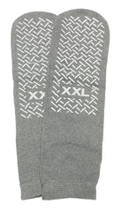 Slipper Socks; XXL Grey Pair Men's 12-13 - Precision Lab Works