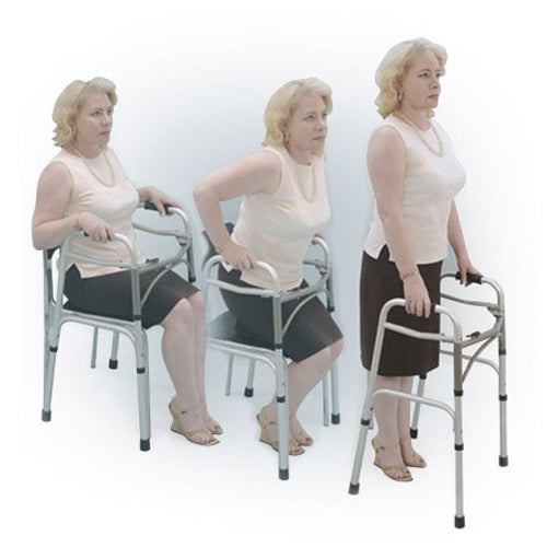 Easy-Release 2 Button Folding Walker Youth - Precision Lab Works