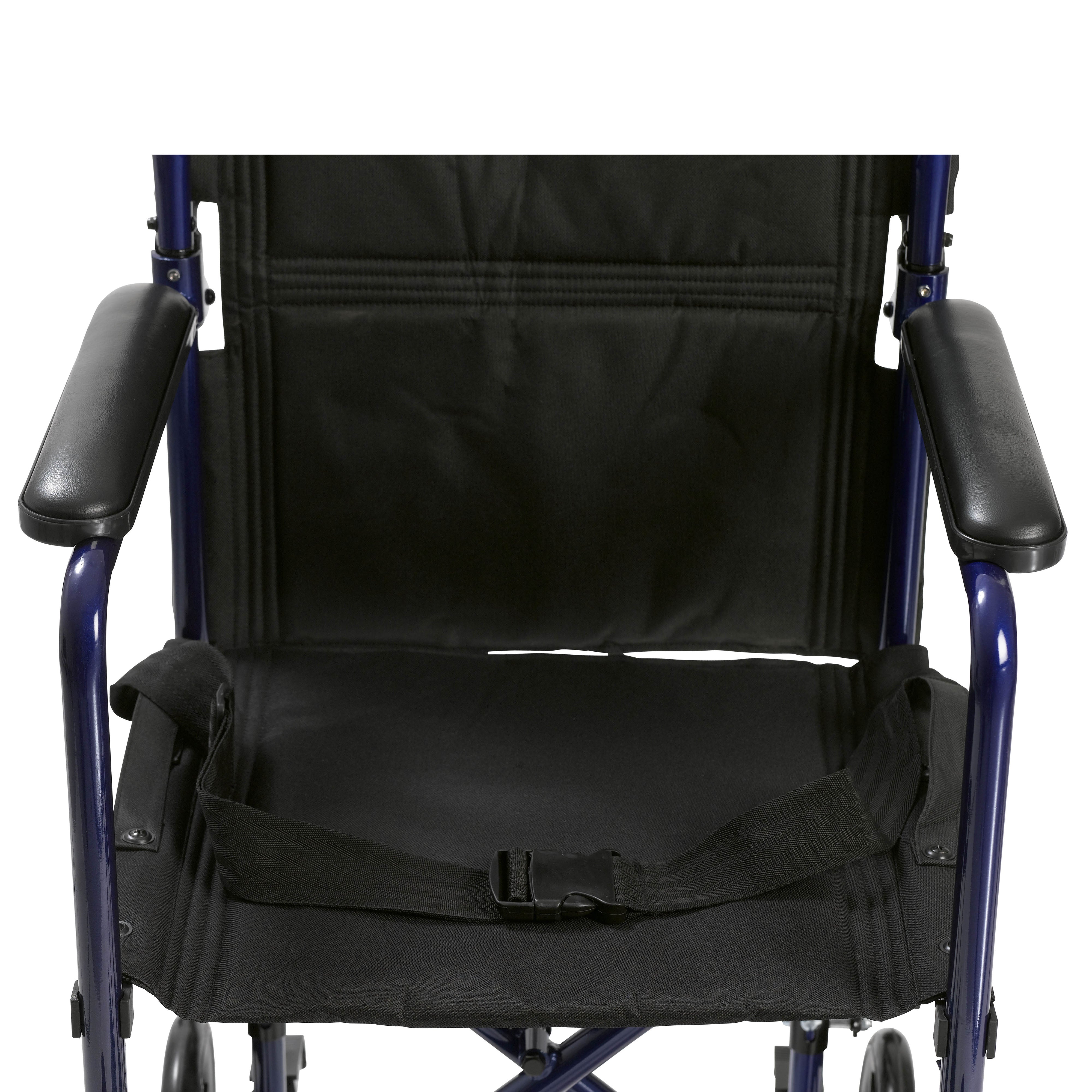 Wheelchair Transport Lightweight Blue 19 - Precision Lab Works