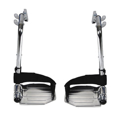 Swing-Away Footrests Only for Wheelchair - Aluminum (pr) - Precision Lab Works