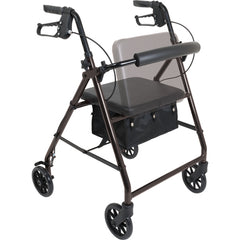 Aluminum Rollator w/Loop Brake Black  4-Wheel