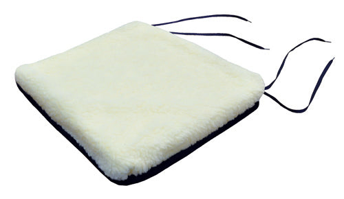 Rollator Cushion w/Sherpa Top Navy  13  x 14  x 2 - Precision Lab Works