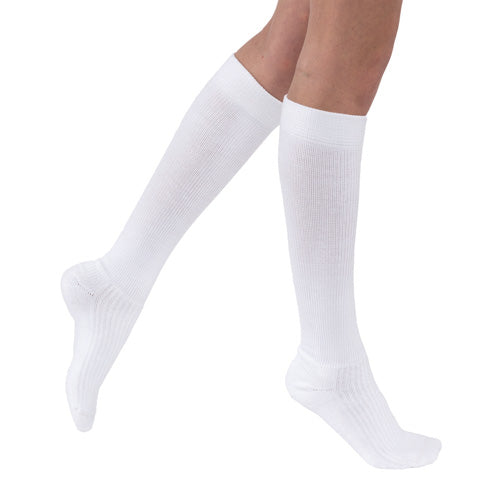 Jobst Activewear 30-40 Knee-Hi Socks White  XL Full Calf - Precision Lab Works