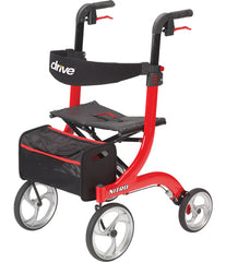 Nitro Rollator, Red with 10" Casters - Precision Lab Works