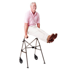 EZ Fold-N-Go Walker Black Walnut - Precision Lab Works