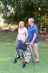 EZ Fold-N-Go Walker Black Walnut - Precision Lab Works