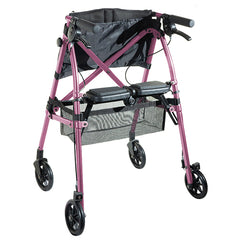 EZ Fold-N-Go Rollator - Regal Rose by Stander - Precision Lab Works
