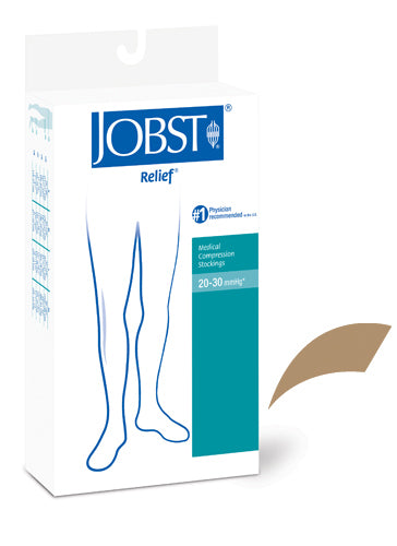 Jobst Relief 20-30 Thigh-Hi OT Small Beige - Precision Lab Works