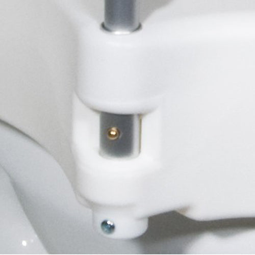 Raised Toilet Seat w/ Lock & Padded Removable Arms Retail - Precision Lab Works