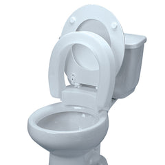 Raised Toilet Seat  Standard Hinged - Precision Lab Works
