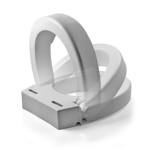 Raised Toilet Seat  Standard Hinged - Precision Lab Works