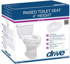 Raised Toilet Seat w/Lid 4  Savannah-style  Retail - Precision Lab Works