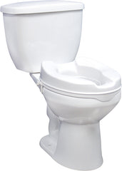 Raised Toilet Seat w/Lid 4  Savannah-style  Retail - Precision Lab Works