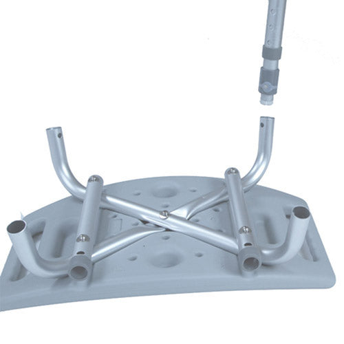 Shower Safety Bench W/O Back Tool-Free Assembly Grey Case/4 - Precision Lab Works