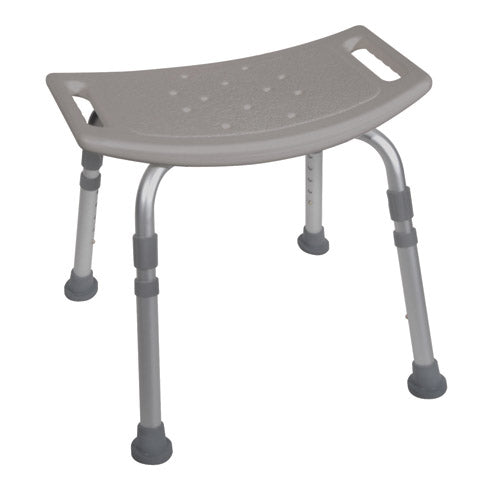 Shower Safety Bench W/O Back Tool-Free Assembly Grey Case/4 - Precision Lab Works