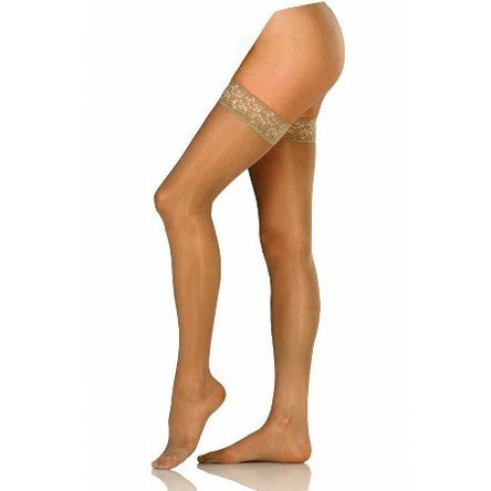 Jobst Ultrasheer 15-20 mmHg Thigh Hi Petite Lge (pr)Suntan - Precision Lab Works