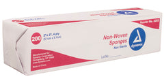 Non-Woven Sponge Sterile 2's 2 x2  4ply (50-2's/tray) - Precision Lab Works