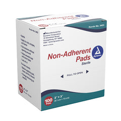 Non-Adherent Gauze Pad Sterile 2  x 3  Bx/100 - Precision Lab Works