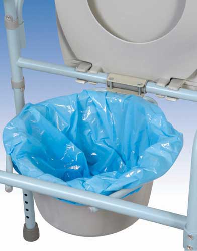 Commode Pail Liners Pack/7 Carex - Precision Lab Works