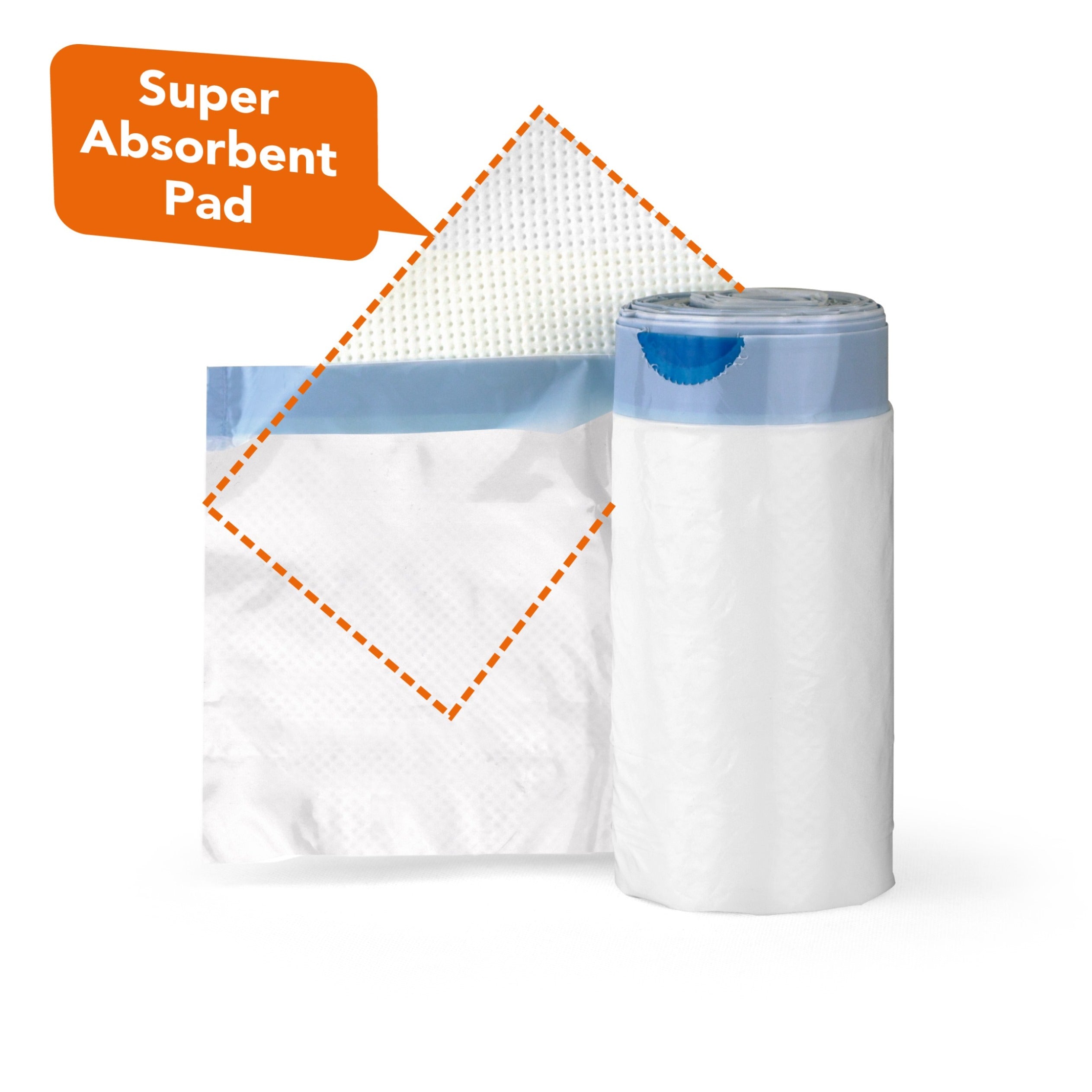 Carebag Commode Pail Liners (20-1/2x15-3/4 ) 16 oz. Bx/20