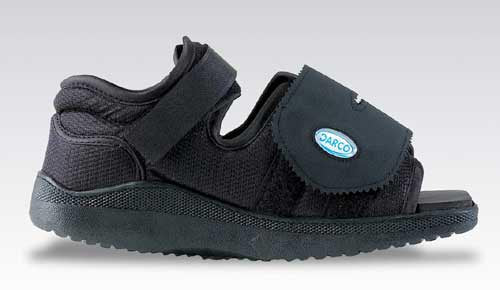 Darco Med-Surg Shoe Black Square-Toe  Women's Small - Precision Lab Works