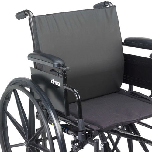 Wheelchair Back Cushion 20x17  General Use  w/Lumbar Support - Precision Lab Works